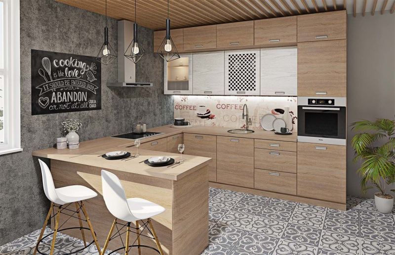 Дизайн маленької кухні 2024: ідеї + фото трендів
