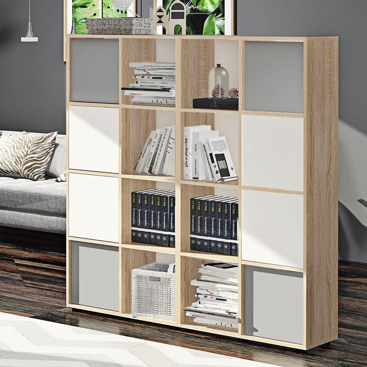 Стелаж Квадро 3 + дверки 4 шт. (2 шт.) - фото, ціна, купити,  