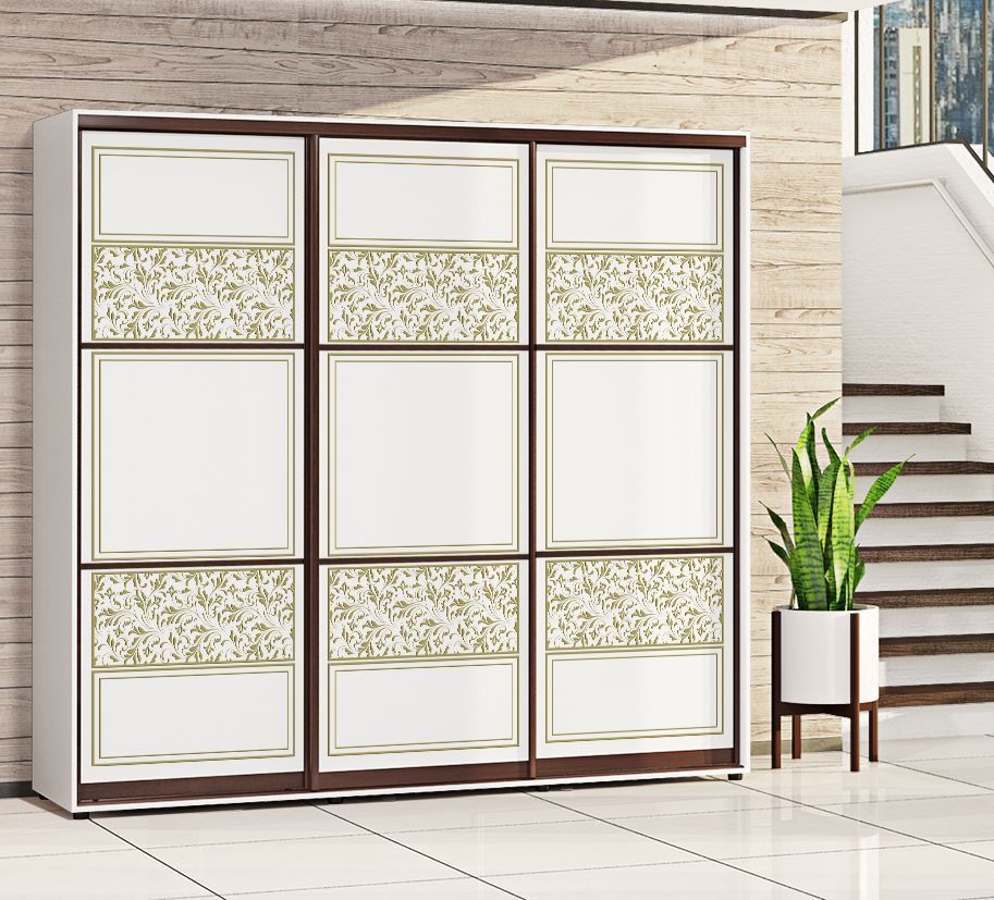 Шафа-купе 2,3 м "Валенсія" глянець 3 дверна світла - фото, ціна, купити,  