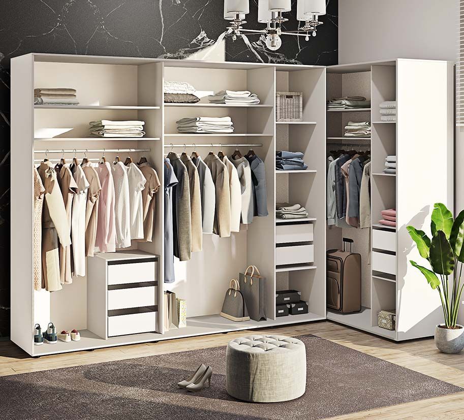 Гардеробная система Г-образная - фото, цена, купить,  