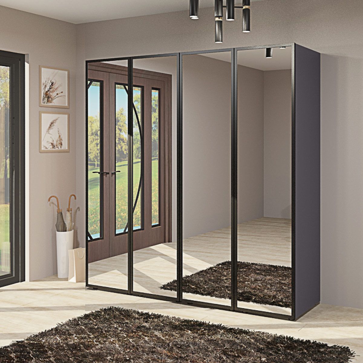 Готова шафа Флекс 1800 мм в прихожу - фото, ціна, купити,  