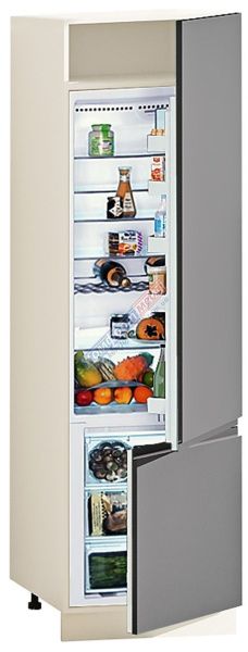 Шафа 600 мм П60.214.2Д Вар.6 під вбудований холодильник "Альфа-ручка" - фото, ціна, купити, 