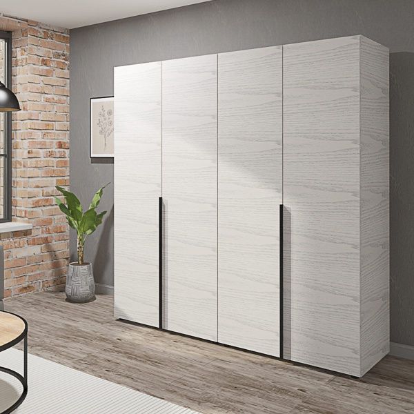 Шкаф без ручек Flex 1,6 м ДСП фасад Дуб беленый в гостиную - фото, цена, купить,  