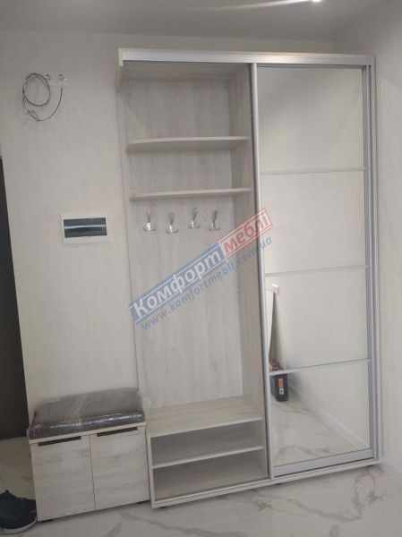 Прихожа-купе 1,0м "ДСП" Дзеркало з 4-х частин - фото, ціна, купити,  